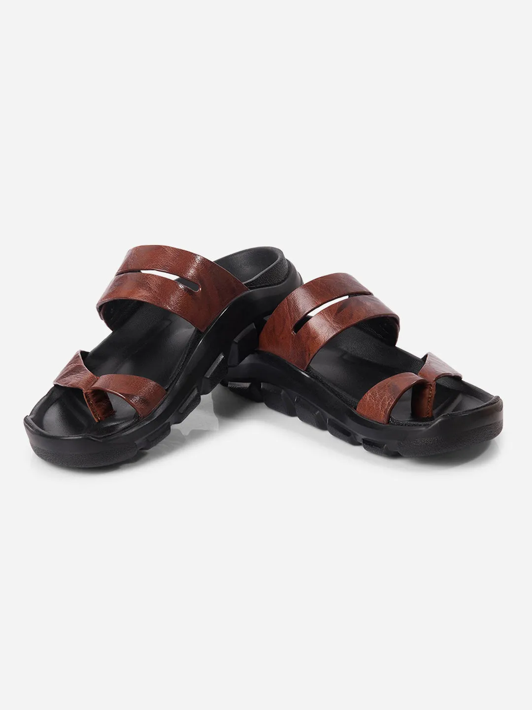 Men's Tan Strap Sandals (ID4273)