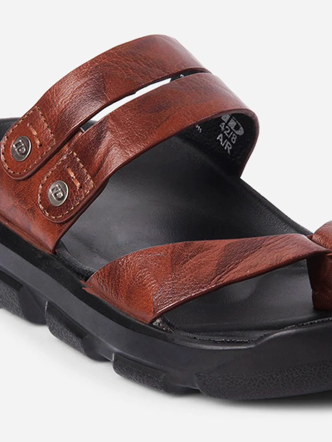 Men's Tan Strap Sandals (ID4273)