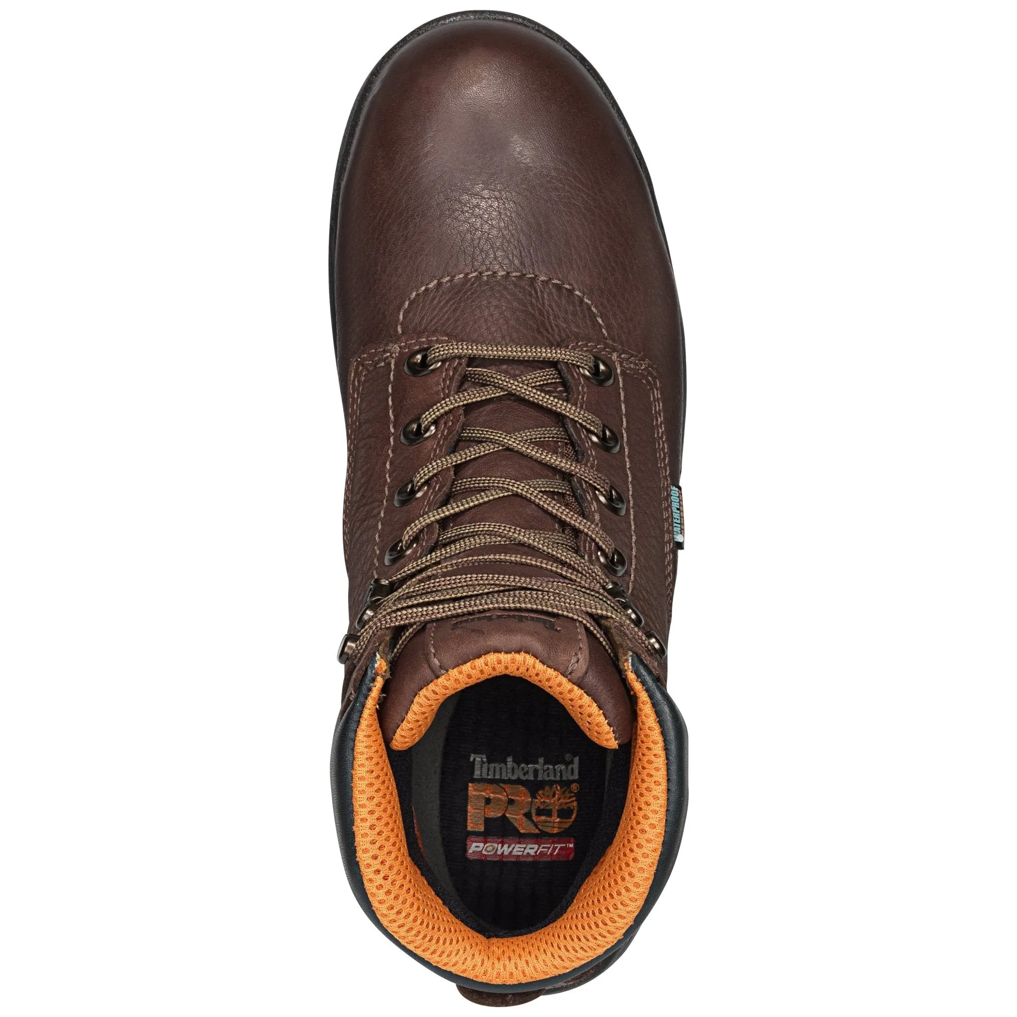 Men's TiTAN 6" Alloy Toe Waterproof Work Boot - Dark Mocha
