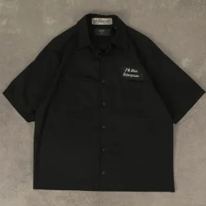 MEN'S VINTAGE JM ALLEN ENTERPRISES CROPPED WORKWEAR SHIRT - SMALL