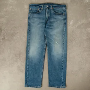 MEN'S VINTAGE LEVI'S 505 DISTRESSED JEANS - W33 X L28