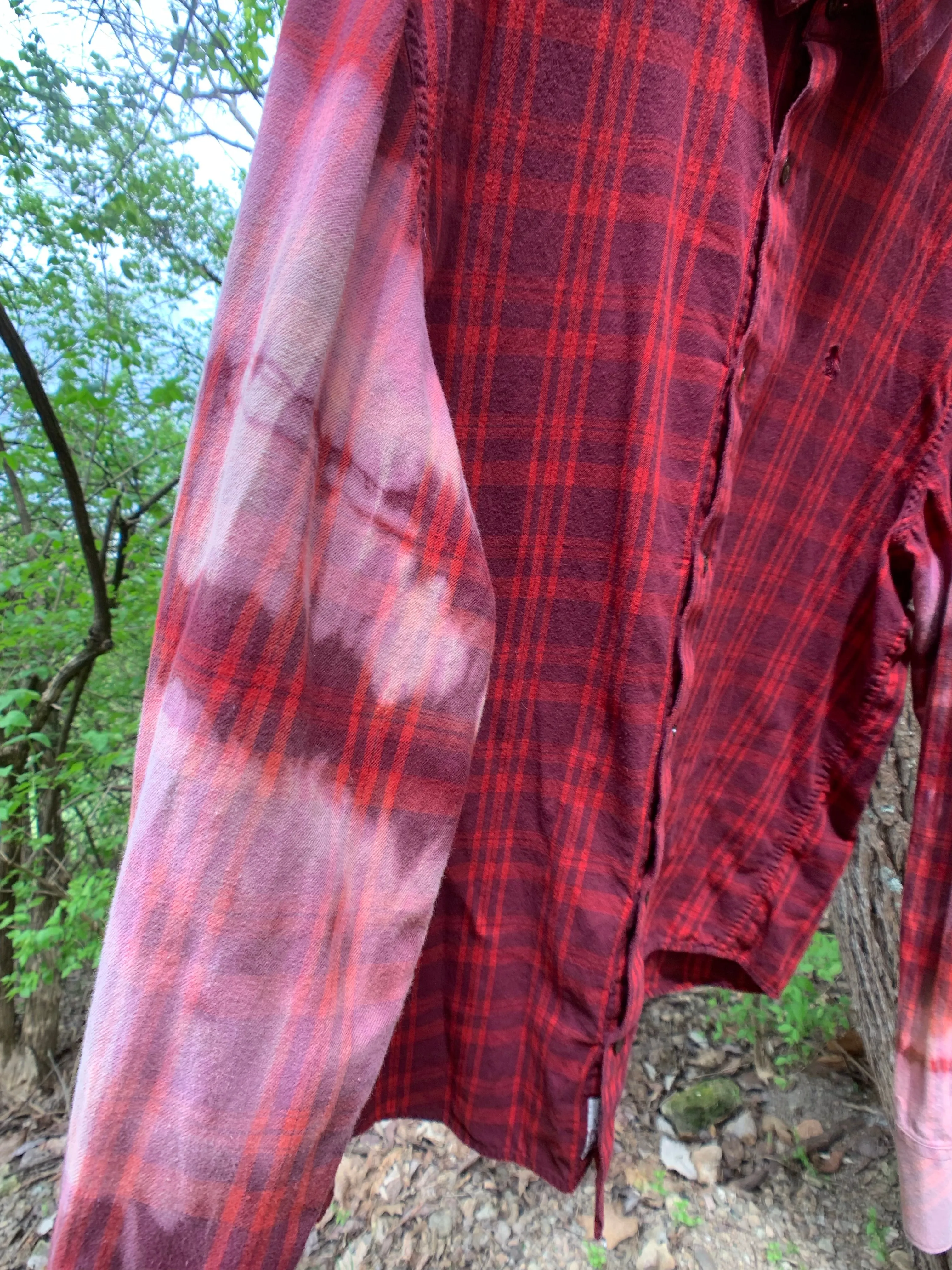 Men’s Vintage Penguin Distressed Flannel