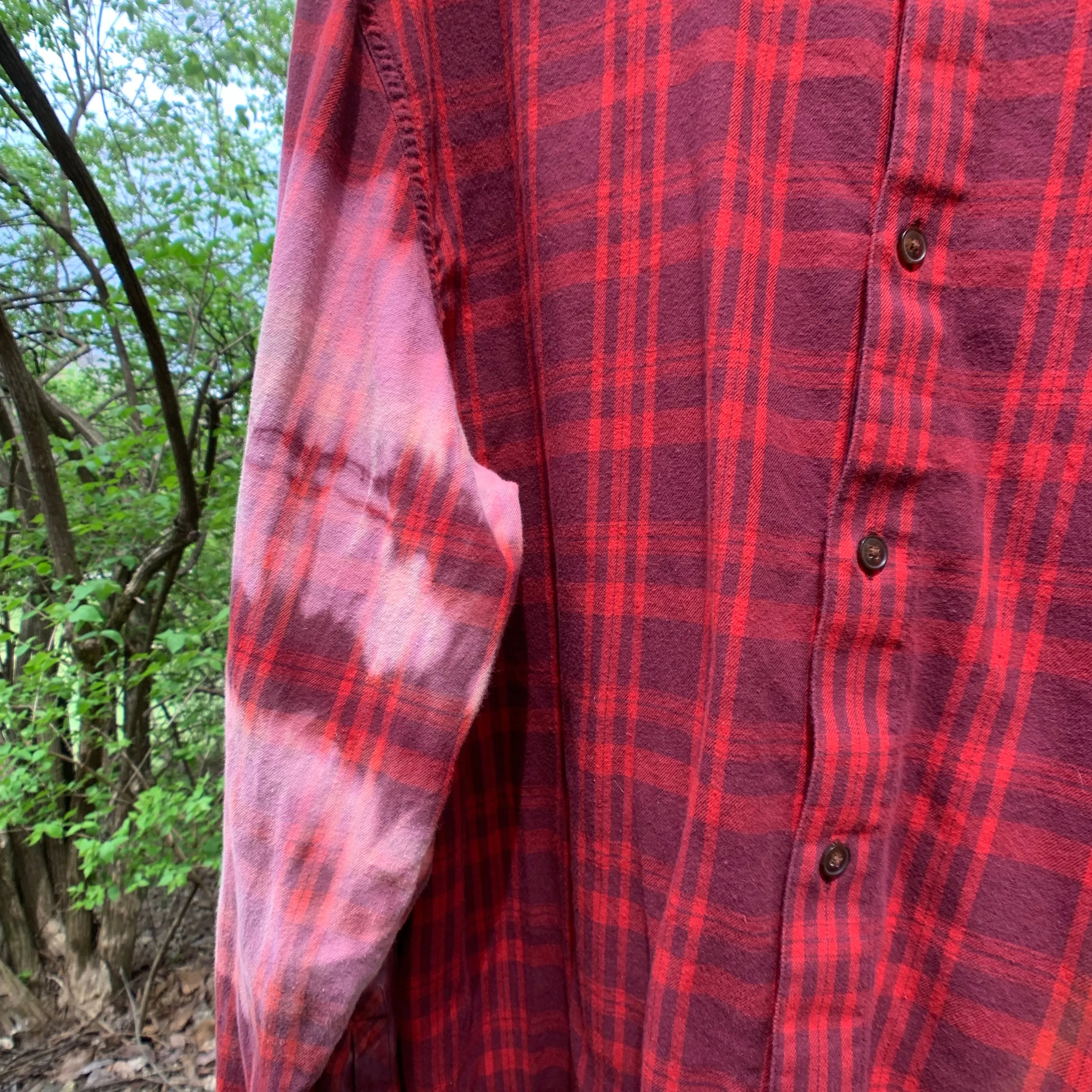 Men’s Vintage Penguin Distressed Flannel