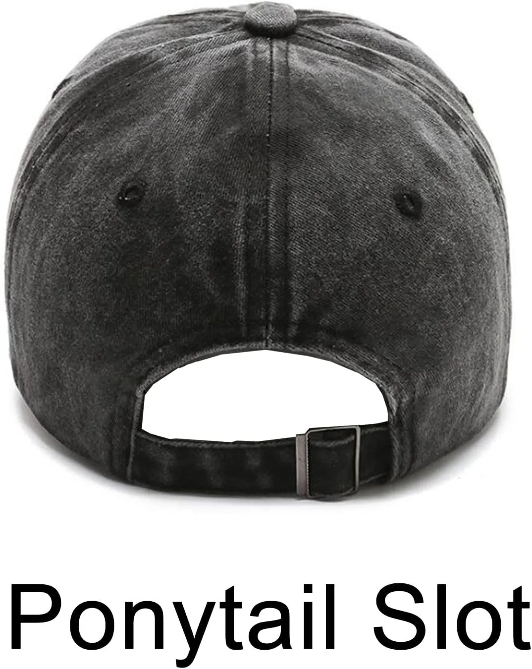 Men's Vintage Washed Blue Distressed Baseball Cap