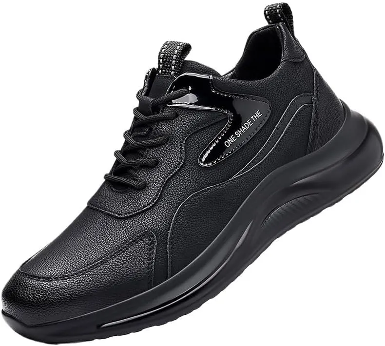 Men's Wingtip Leather Dress Sneakers Oxfords Brogue Business Casual Shoes for Walking and Office Wear