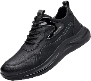 Men's Wingtip Leather Dress Sneakers Oxfords Brogue Business Casual Shoes for Walking and Office Wear