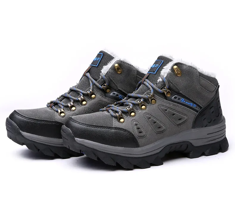 Men's Winter Waterproof Fur Snow Boots