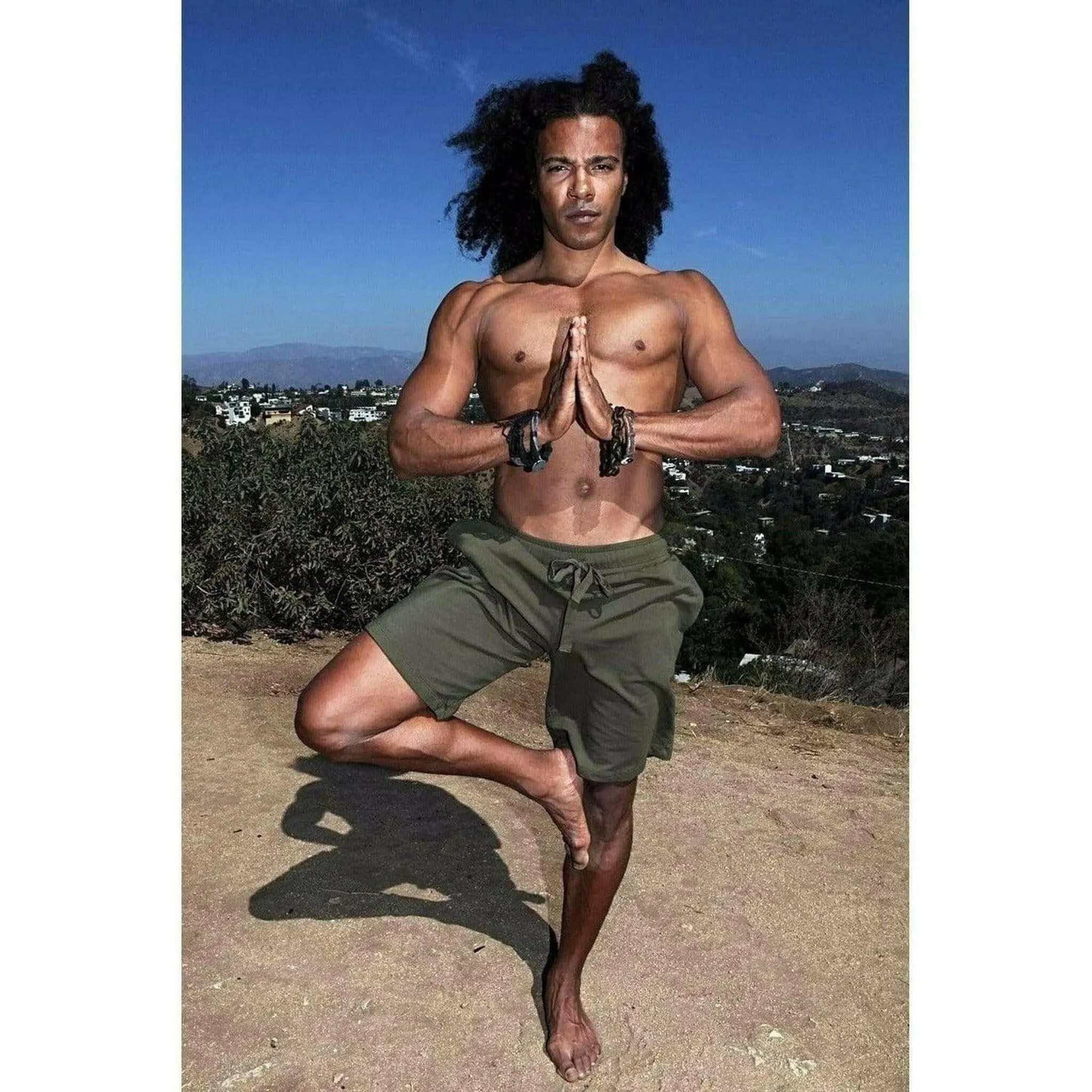 Men's Yoga Ninja Shorts Organic Eco-Friendly