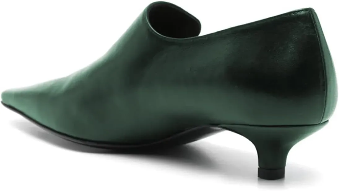 Milooey shoes Women's Square Toe Loafers Kitten Low Heels Slip On Comfy Pumps Dressy Party Daily Business Shoes Size 4-16 US