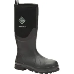Muck Men's Chore Cool Tall Steel Toe Waterproof Work Boot - Black - CSCT-000