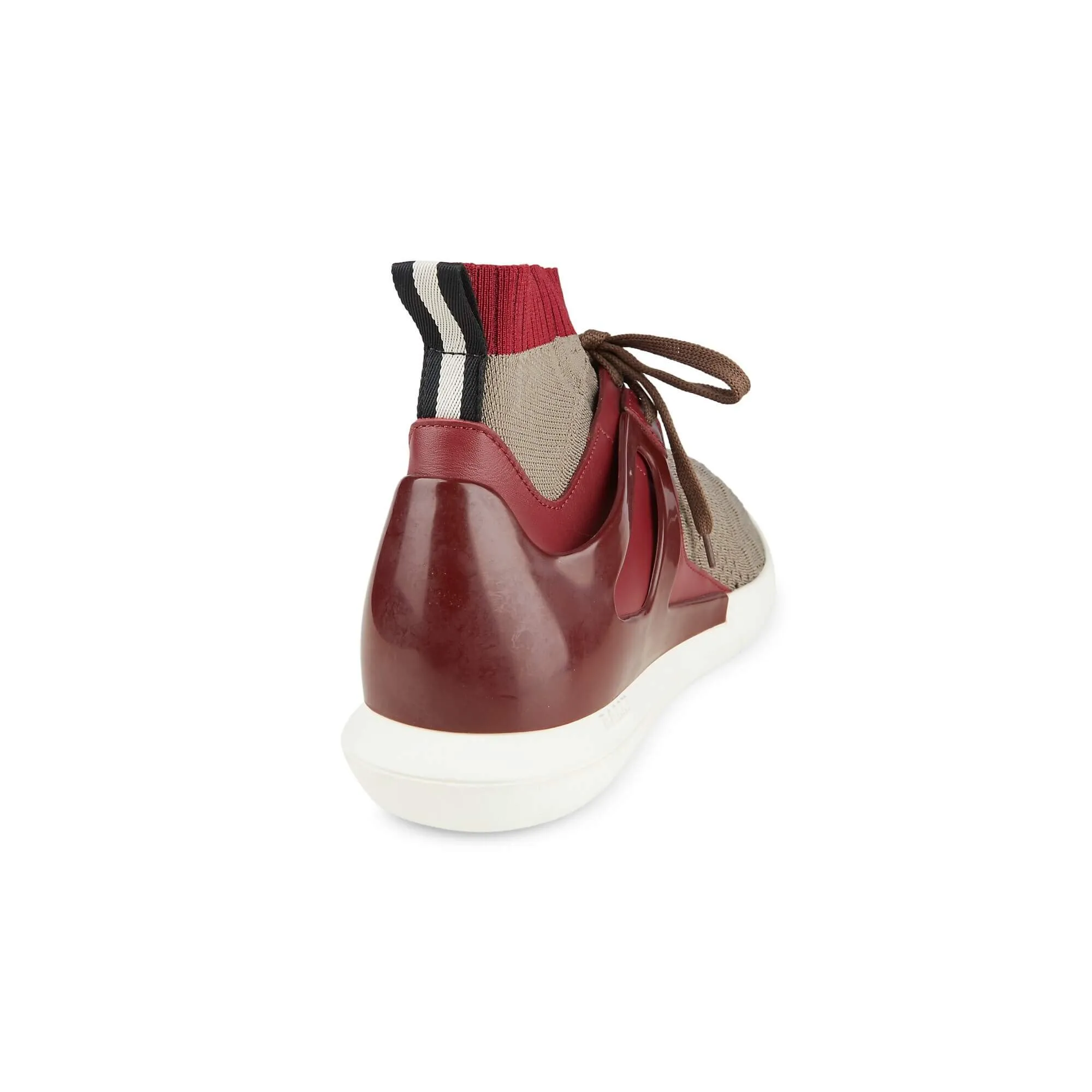 NEW Bally Avallo Men's Snuff Leather & Fabric Sneakers US 10 MSRP $550