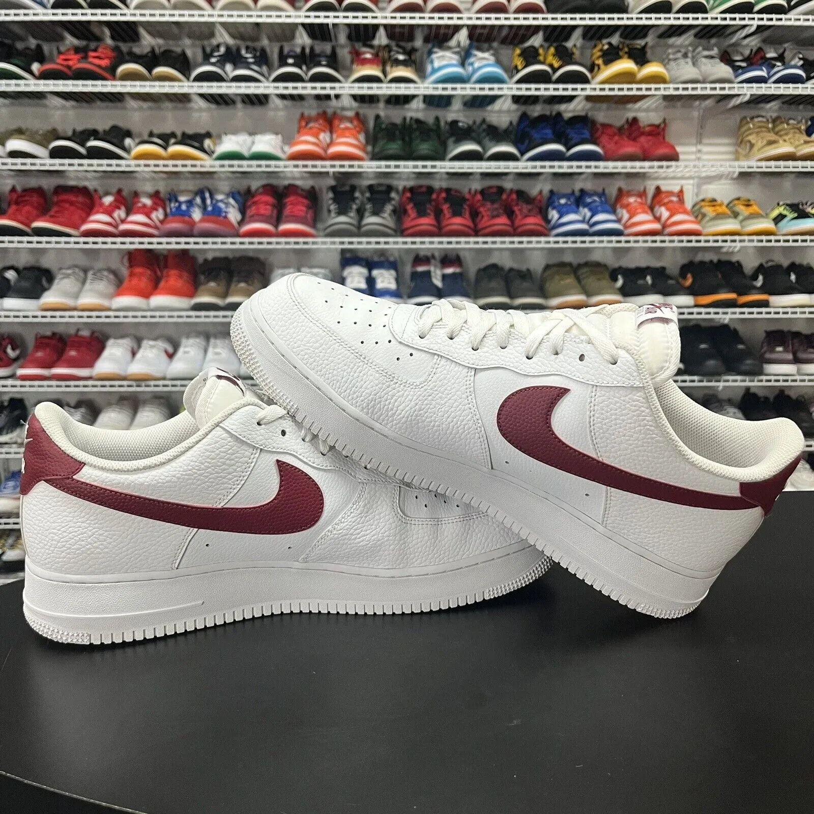Nike Air Force 1 Retro Low White Team Red CZ0326-100 Men's Size 14
