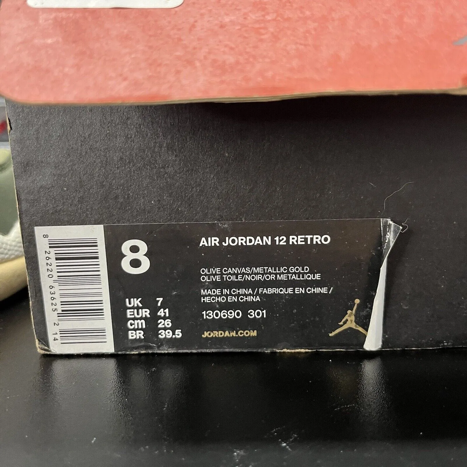 Nike Air Jordan 12 Chris Paul Class of 2003 130690-103 Men's Size 8 With Box
