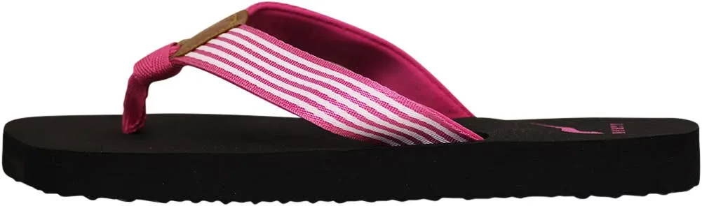 Norty WOMENS 5-10 SANDAL BLACK FUCHSIA   12093
