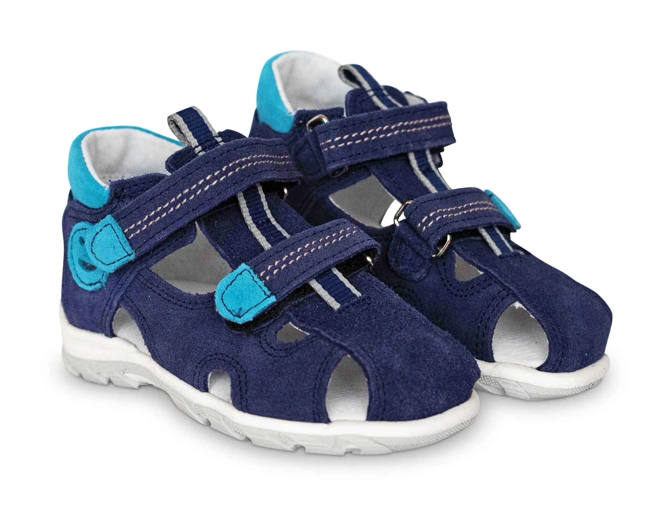 orthopedic toddler boy sandals: T102: color blue turquoise