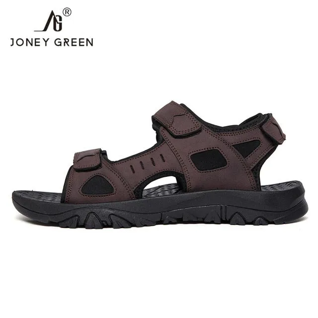 Outdoor Men's Genuine Leather Sandals