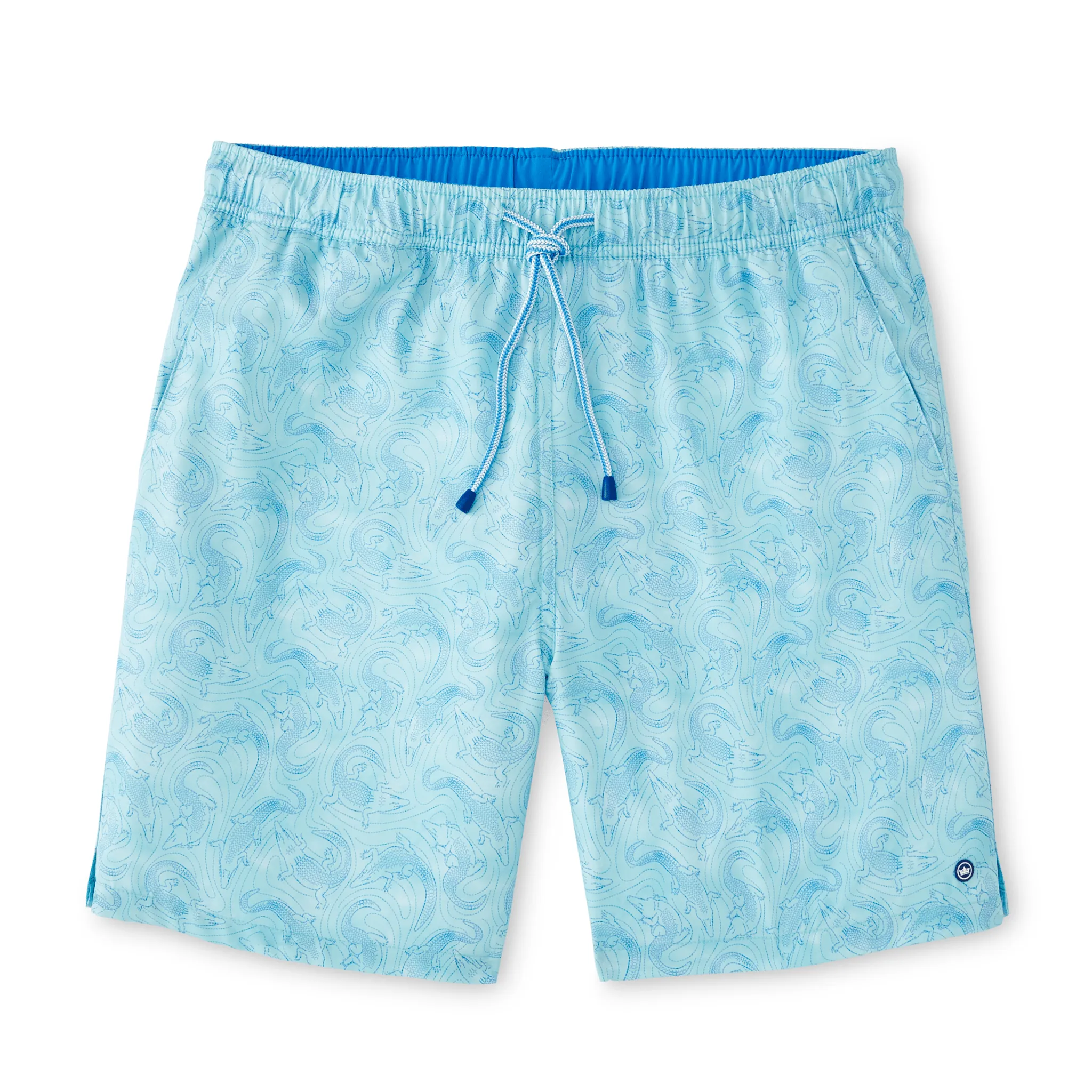 Peter Millar Men's 7-Inch Caiman Islands Swim Trunks - Icy Mint