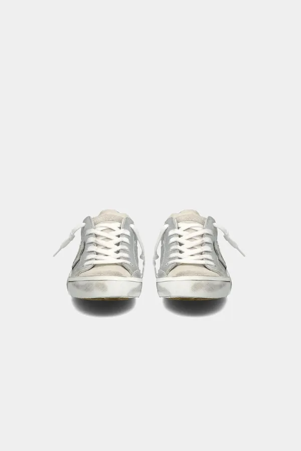Philippe Model | PRSX Low Sneaker - Metal Argent
