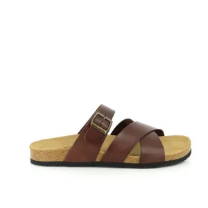Plakton 100021 Brown Multi Strap Sandals