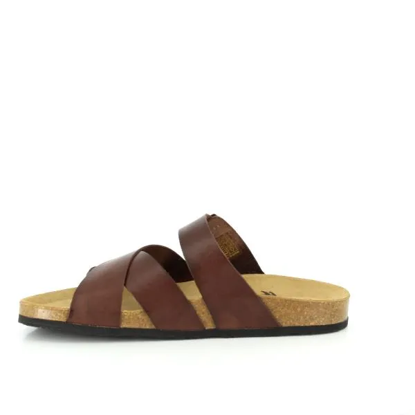 Plakton 100021 Brown Multi Strap Sandals