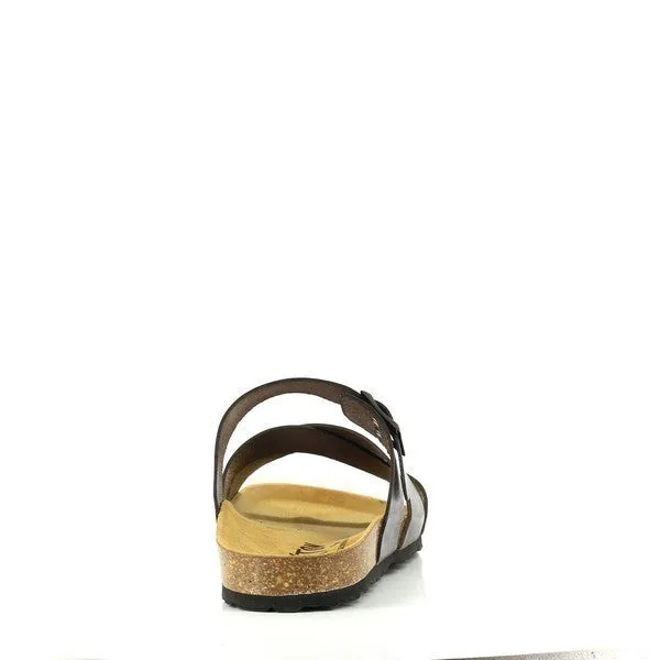 Plakton 100021 Dark Brown Multi Strap Sandals