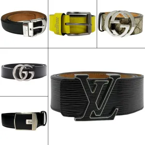 Pre Owned Authentic Men's Designer Belts