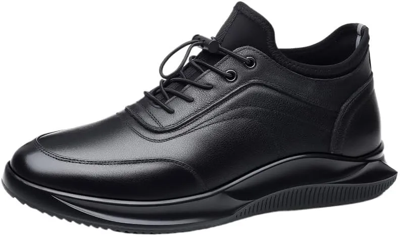Premium Derby Dress Shoes for Men - Wingtip Design Business Casual Shoes with Rubber Outsole for Office & Ceremonies