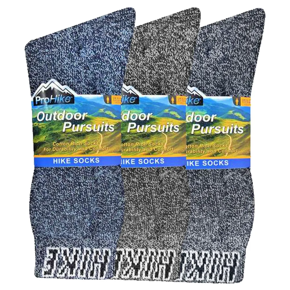 ProHike Socks Mens Hike 3 Pack