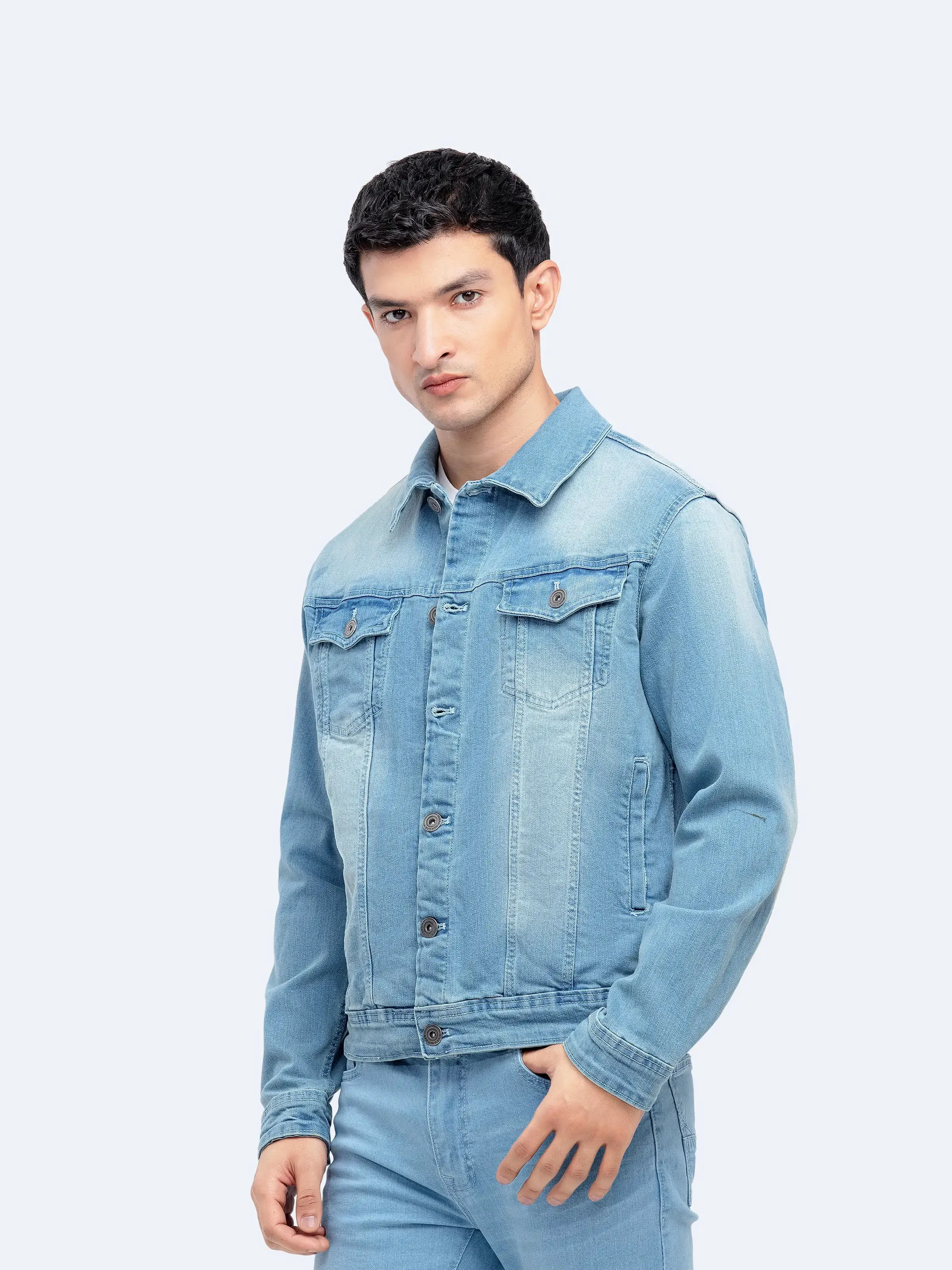 Regular Fit Denim Jacket - FMTJD24-004