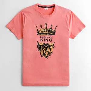 Richman King Crown Printed Short Sleeve Tee Shirt