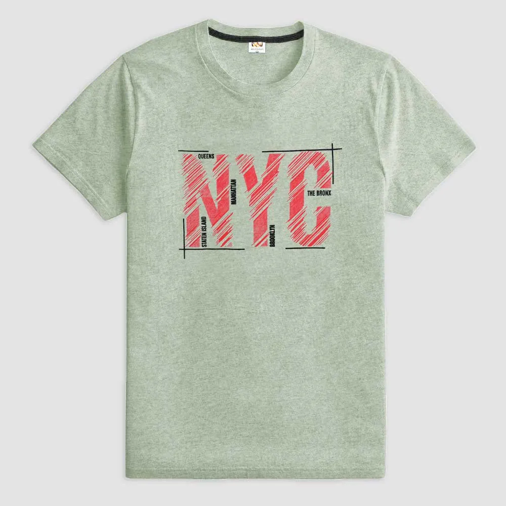Richman Men's NYC Printed Short Sleeve Tee Shirt