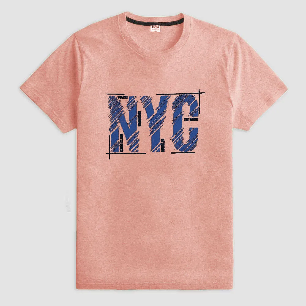 Richman Men's NYC Printed Short Sleeve Tee Shirt