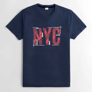 Richman Men's NYC Printed Short Sleeve Tee Shirt