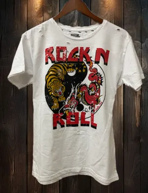 Rock N Roll Distressed 1980's T-shirt