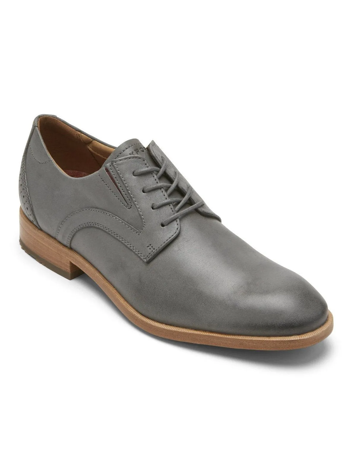 Rockport Men's Total Motion Office Plain Toe Oxford Steel Grey CI4260
