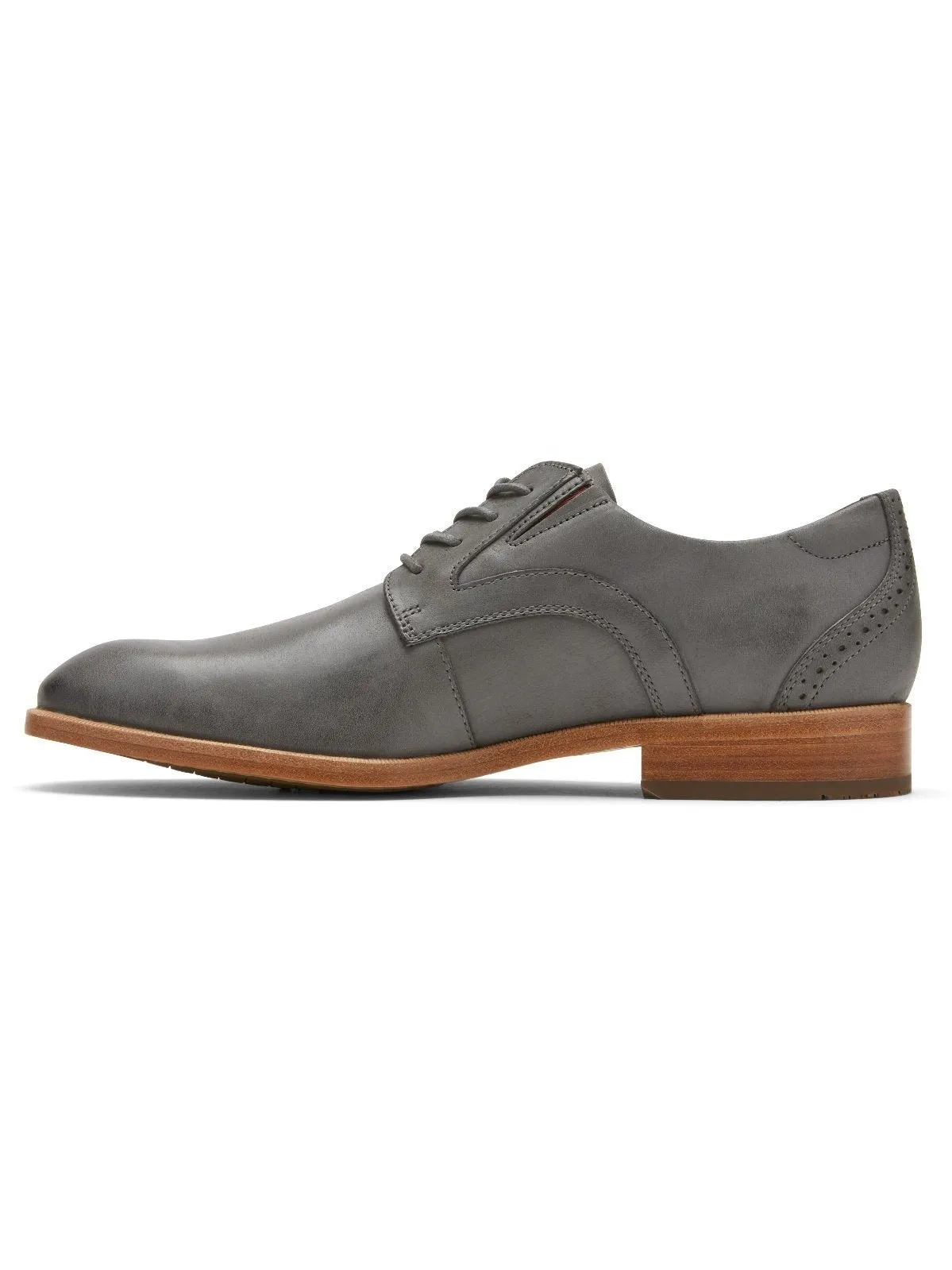 Rockport Men's Total Motion Office Plain Toe Oxford Steel Grey CI4260