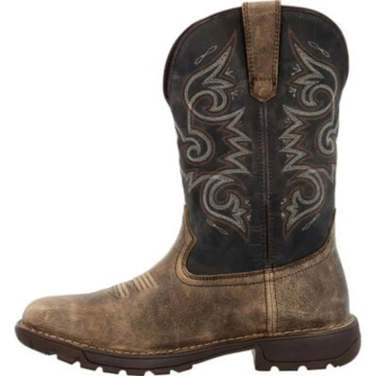 Rocky Legacy 32 Men's Waterproof Pull-On Soft Toe Work Boots Rkw0389 In Brown