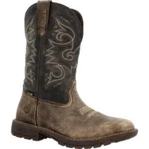 Rocky Legacy 32 Men's Waterproof Pull-On Soft Toe Work Boots Rkw0389 In Brown