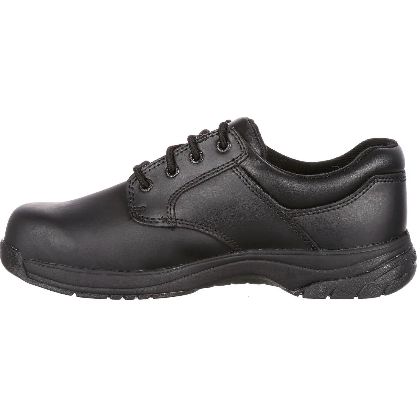 Rocky Mens SlipStop 911 Plain Toe Oxford Shoes