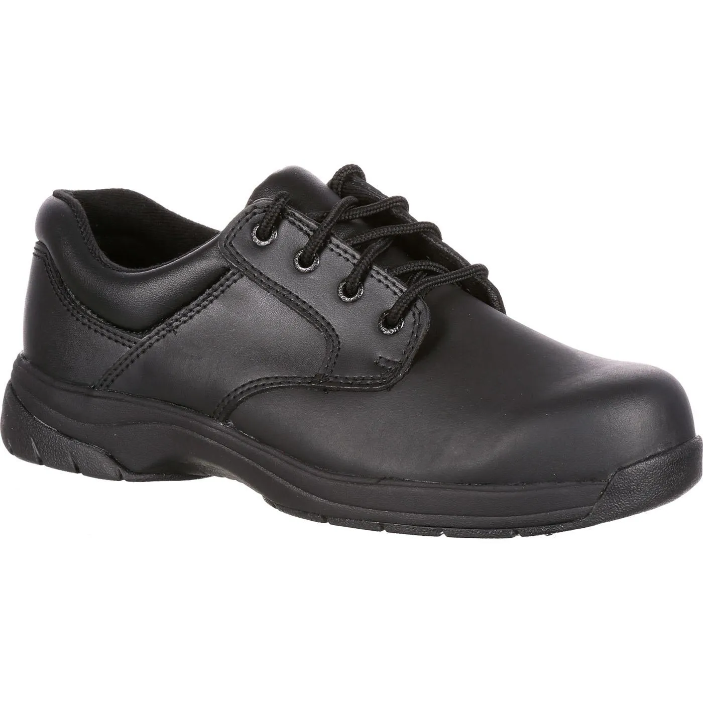 Rocky Mens SlipStop 911 Plain Toe Oxford Shoes
