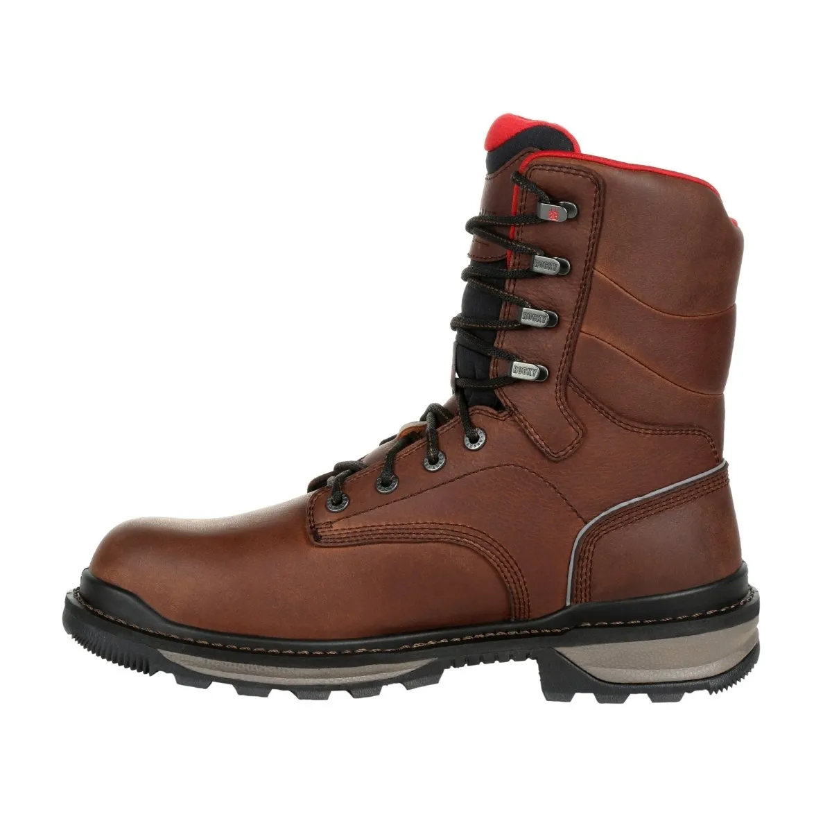 Rocky Rams Horn Men's Waterproof Work Boots Rkk0296 In Brown