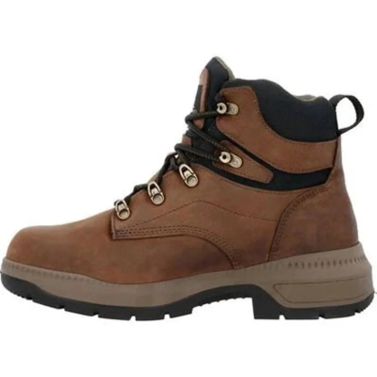 Rocky Worksmart Men's Waterproof Composite Toe Work Boots Rkk0458 In Brown