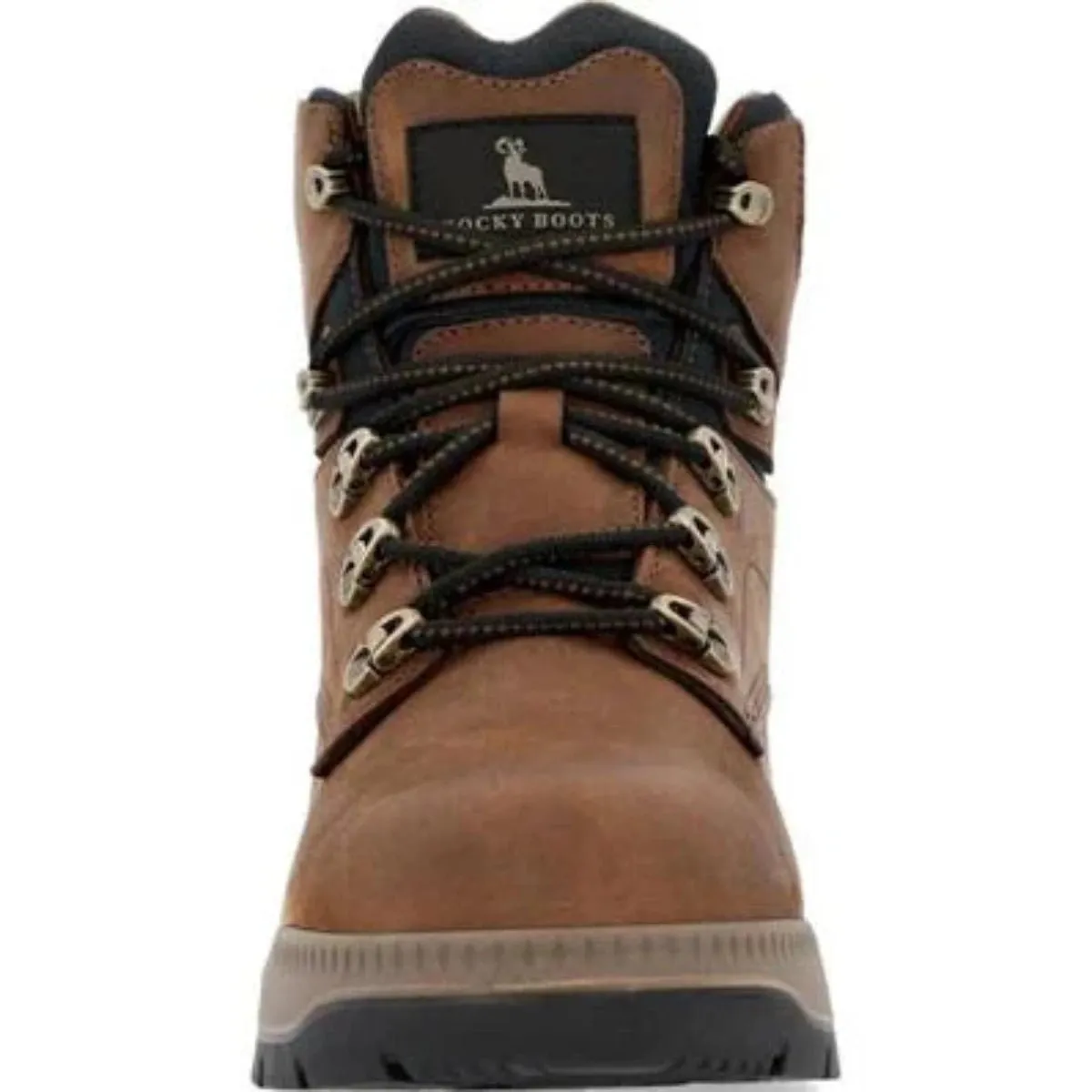 Rocky Worksmart Men's Waterproof Composite Toe Work Boots Rkk0458 In Brown