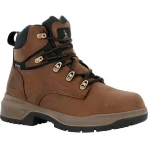 Rocky Worksmart Men's Waterproof Composite Toe Work Boots Rkk0458 In Brown