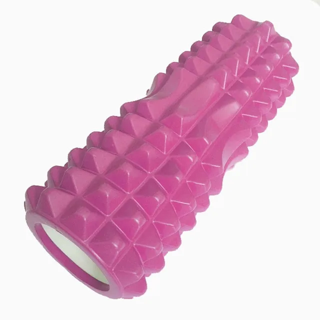 ROEGADYN Fitness Roller Black Yoga Foam Roller Fitness Yoga Accessories Yoga Cube Foam Roller Muscle Relax Foam Massage Roller