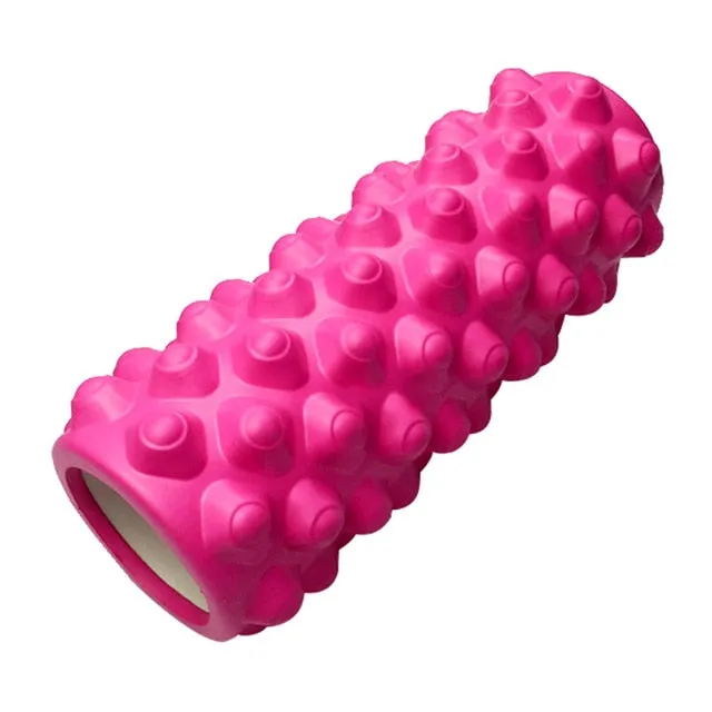 ROEGADYN Fitness Roller Black Yoga Foam Roller Fitness Yoga Accessories Yoga Cube Foam Roller Muscle Relax Foam Massage Roller