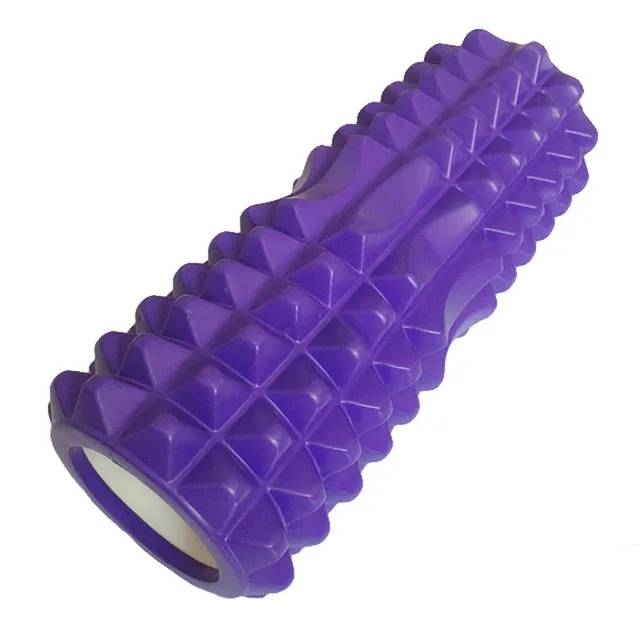 ROEGADYN Fitness Roller Black Yoga Foam Roller Fitness Yoga Accessories Yoga Cube Foam Roller Muscle Relax Foam Massage Roller