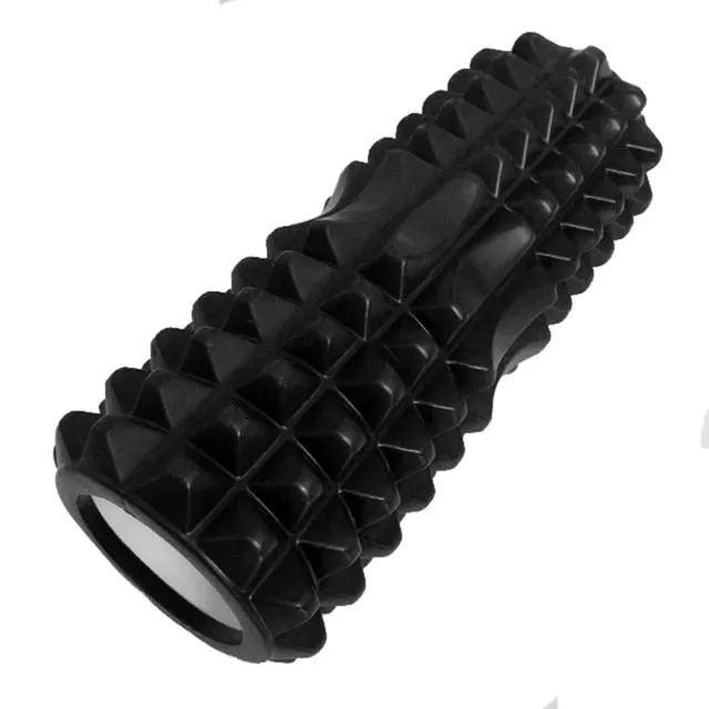 ROEGADYN Fitness Roller Black Yoga Foam Roller Fitness Yoga Accessories Yoga Cube Foam Roller Muscle Relax Foam Massage Roller