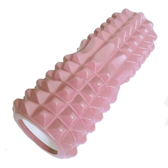 ROEGADYN Fitness Roller Black Yoga Foam Roller Fitness Yoga Accessories Yoga Cube Foam Roller Muscle Relax Foam Massage Roller