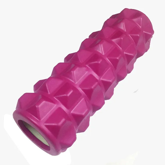 ROEGADYN Fitness Roller Black Yoga Foam Roller Fitness Yoga Accessories Yoga Cube Foam Roller Muscle Relax Foam Massage Roller